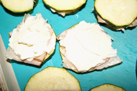 Calabacines Rellenos de Pavo Braseado y Queso de Untar