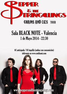 Pepper & The Stringalings salen de gira