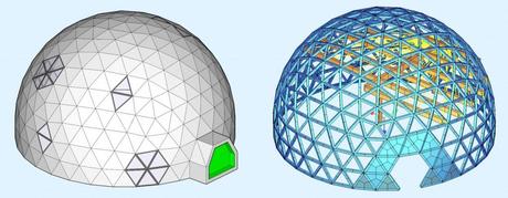 3D vivienda geodésica