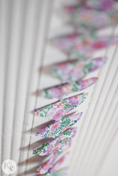 DIY. Origami triangle garland