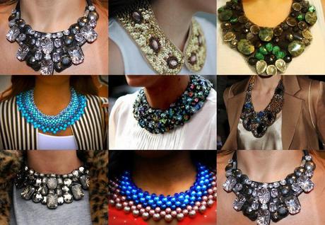 Tendencias Primavera - Verano 2014: Maxicollares de piedras