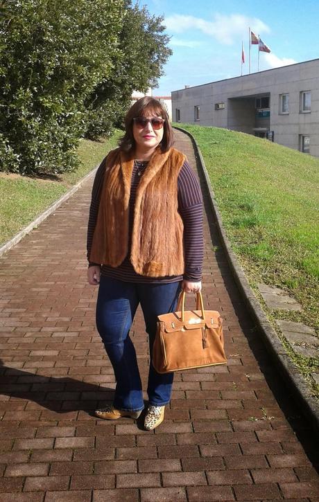 A mi estilo: Chaleco de pelo sport