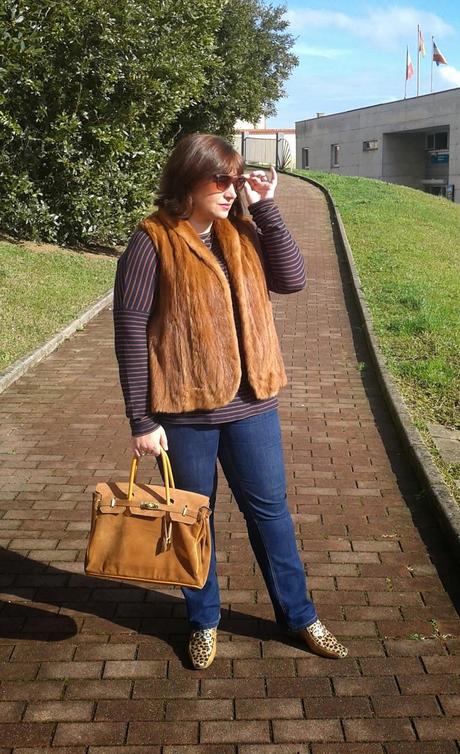 A mi estilo: Chaleco de pelo sport