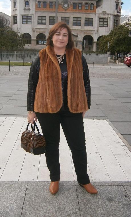 A mi estilo: Chaleco de pelo sport