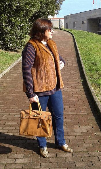 A mi estilo: Chaleco de pelo sport