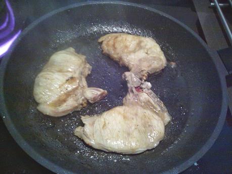 Chuletas a los dos vinos