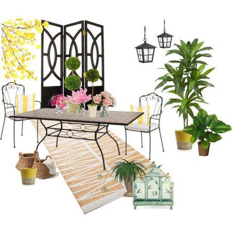 Un Comedor de Exterior con Encanto