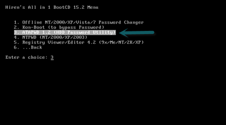 Hiren's Boot V: Dos Programs (Password and Registry Tools)