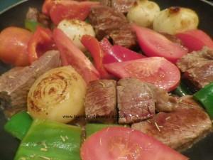 Solomillo de ternera salteado-Paso a Paso