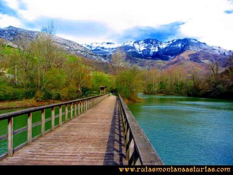 Ruta pico Gorrión - Mayor: Puente sobre el embalse de Valdemurio