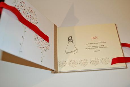Libro de recuerdos de Primera Comunión