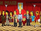 protagonsitas ‘Twin Peaks’ Simpsonizados