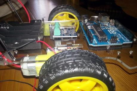 Vista general kit robot Arduino