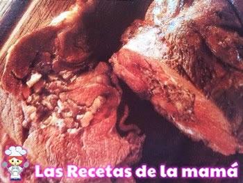 Receta de Cordero relleno con nueces