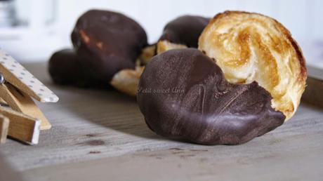 Palmeritas de chocolate