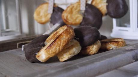 Palmeritas de chocolate