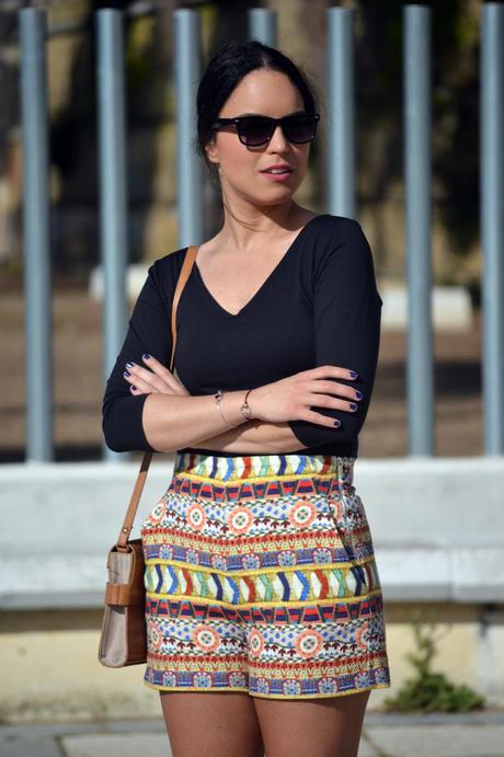 Outfit | Ethnic shorts
