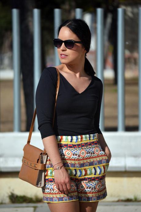 Outfit | Ethnic shorts