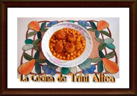 POTAJE DE GARBANZOS CON ALBÓNDIGAS DE BACALAO