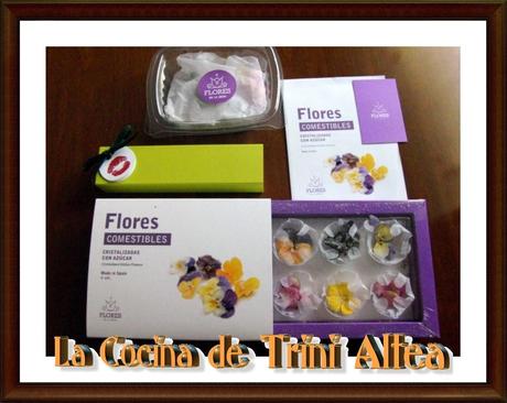 FLORES COMESTIBLES CRISTALIZADAS CON AZÚCAR
