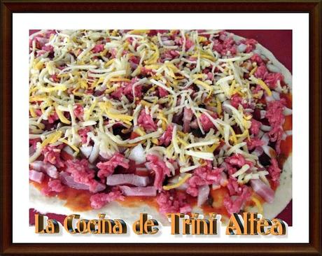 PIZZA BARBACOA CASERA