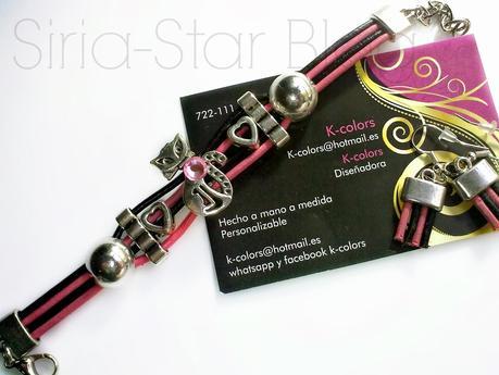 Pulsera hecha a mano 