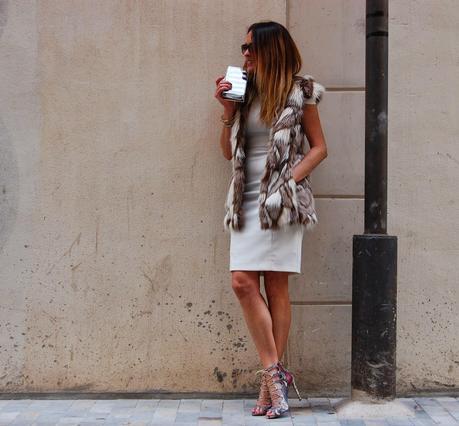 Vestido Blanco & Peluchín