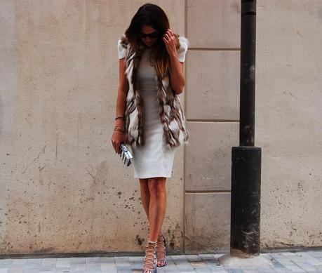 Vestido Blanco & Peluchín