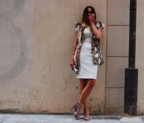 Vestido Blanco & Peluchín