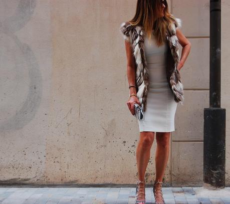 Vestido Blanco & Peluchín