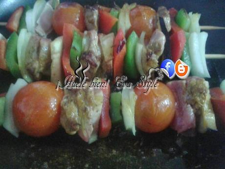 Brochetas de solomillo de buey
