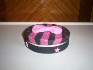 Cajita redonda reciclada