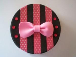 Cajita redonda reciclada