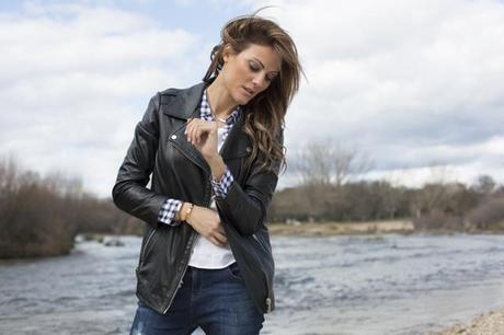 OUTFITS, oversized leather jacket, zara. mango, vichy, dime que me quieres, happy, boyfriend jeans, boyish style, hakei, cristina blanco, guiadeestilo, spanish fashion blogger, blogs de moda, guia de estilo blog 