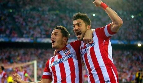 Koke y David Villa