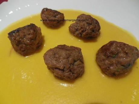 Mini-albóndigas de ternera y calabacín-Receta para niños
