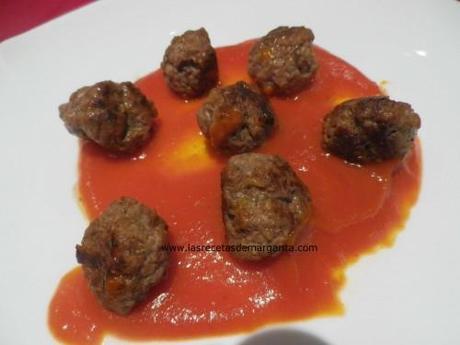 Mini-albóndigas de ternera y calabacín-Receta para niños