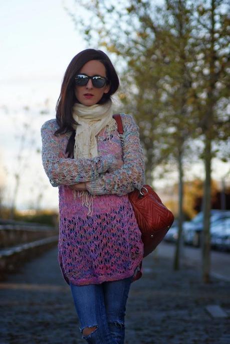 SPRING PINKSweater: Persun Bag: Bimba&Lola, Jeans:Sfe...