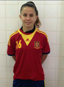 Paula Perea, jugadora del Sevilla FC y la Selección Española.