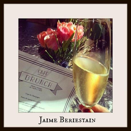 Jaime Beriestain, desayuno con champagne. Nuevo Restaurant Barcelona- Concept Store