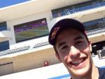 Marquez viendo la Champions