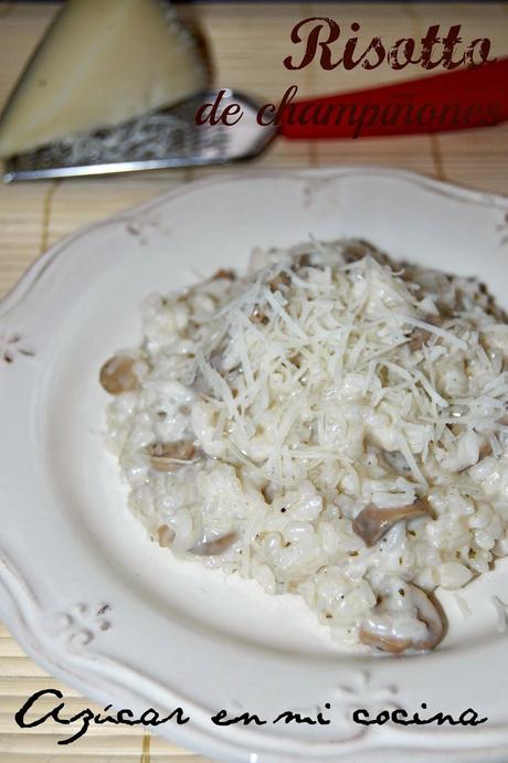 Risotto de champiñones