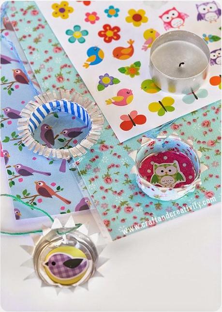 DIY.....RECICLAR TAZAS DE VELITAS PARA DECORAR EN PASCUA