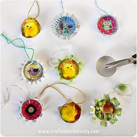 DIY.....RECICLAR TAZAS DE VELITAS PARA DECORAR EN PASCUA