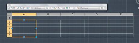 Crear una tabla en Autocad