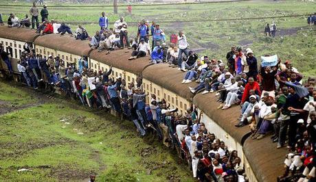 TOPSHOTS-KENYA-TRANSPORT-STRIKE-TRAIN