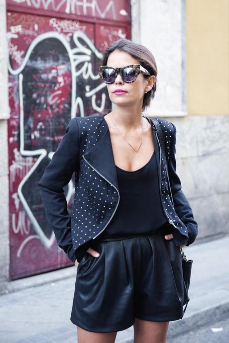 Black_Outfit-Studded_Jacket-Leather-Purificacion_Garcia_Shoes-Style-Street_Style-Collage_Vintage-