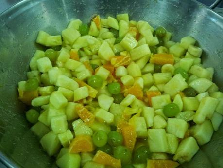 Cóctel de frutas multivitamínico