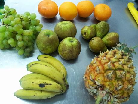 Cóctel de frutas multivitamínico