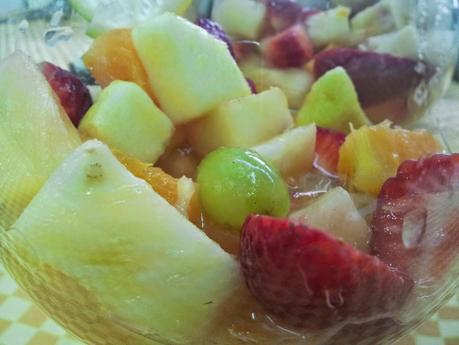 Cóctel de frutas multivitamínico